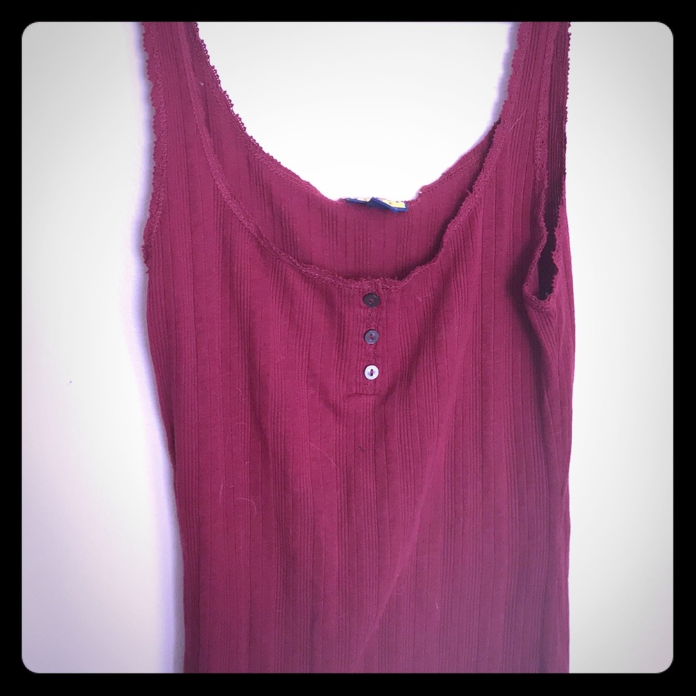Maroon tank top